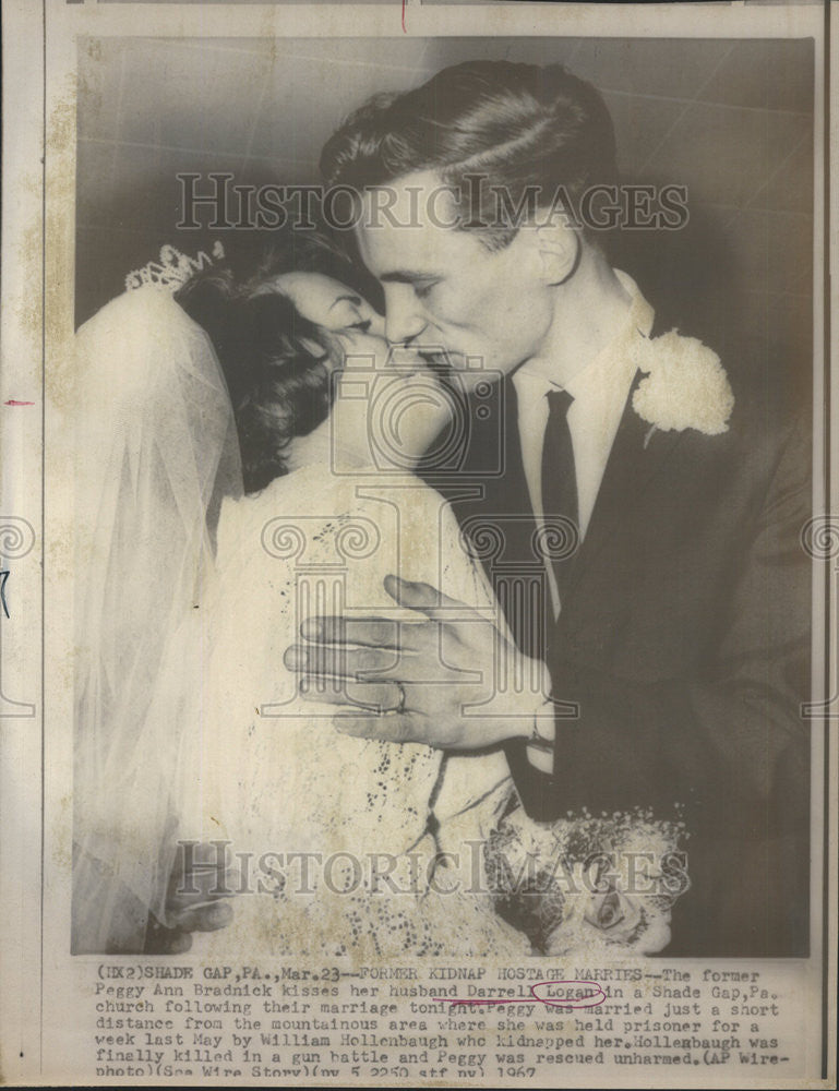 1967 Press Photo Peggy Ann Bradnick Darrell Logan William Hollenbaugh - Historic Images