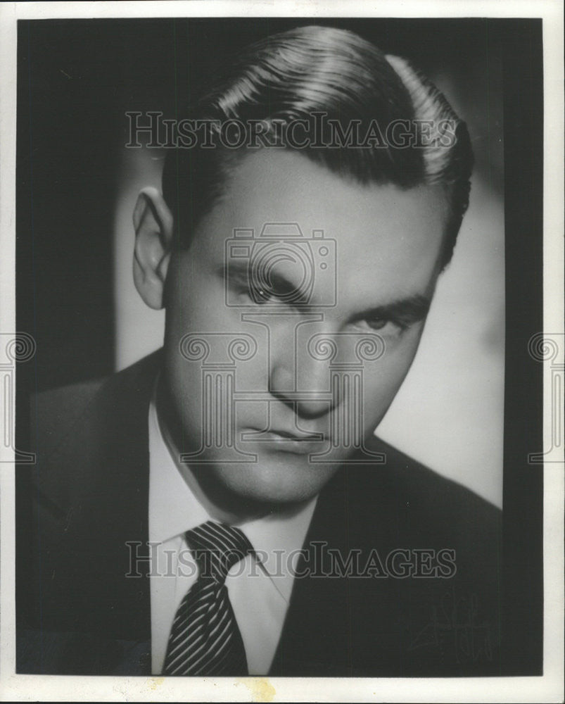 1957 Press Photo Robert Lodine, Organist of Temple Isaiah Israel - Historic Images