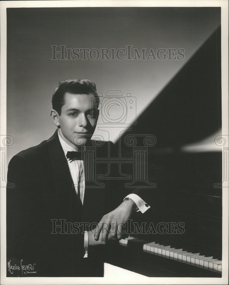 1957 Press Photo Pianist Edward Klass - Historic Images