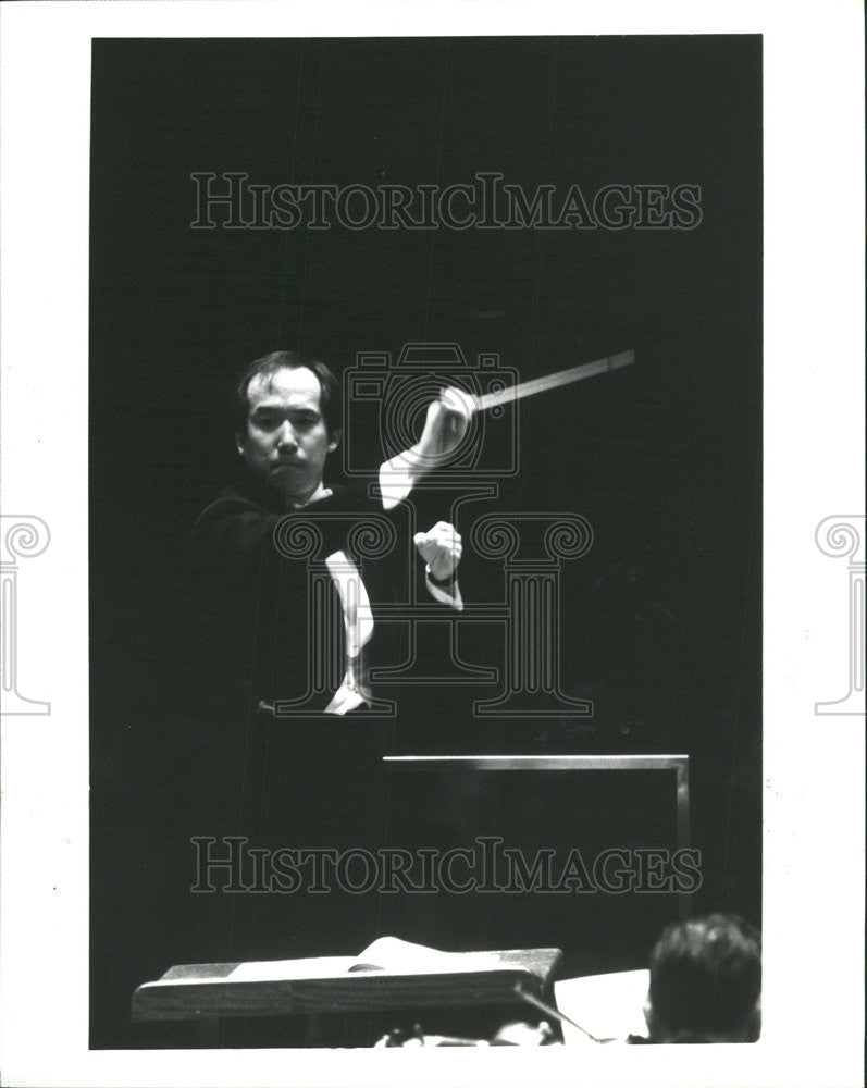 1993 Press Photo Chicago Symphony Orchestra Conductor Kenneth Jean - Historic Images