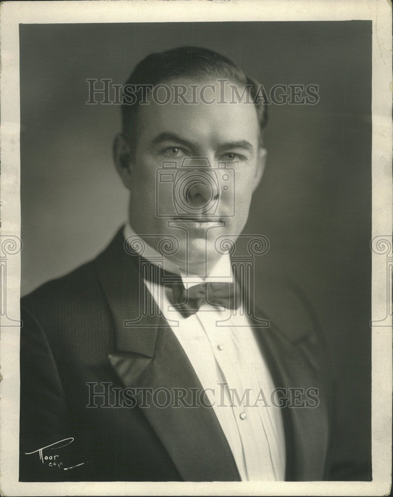 1928 Press Photo Thomas Loftus Baritone singer, Orchestral Hall - Historic Images