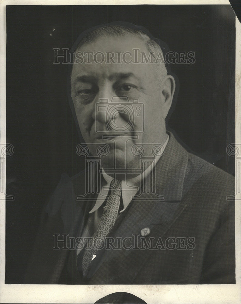 1928 Press Photo CHARLES W. FRY MACHINIST UNION - Historic Images