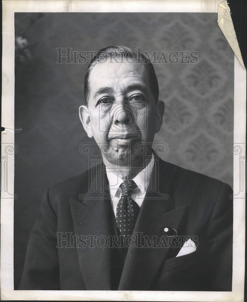 1957 Press Photo Nobusuke Kishi Prime Minister of Japan - Historic Images