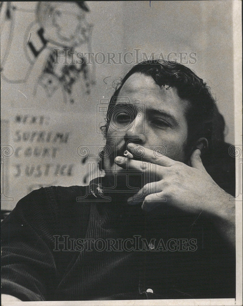 1970 Press Photo John Fronines New York Chicago Abbie Hoffman - Historic Images