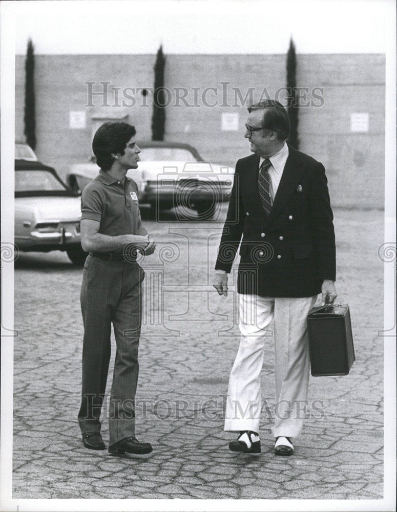 1978 Press Photo Actor Michael Lembeck Steve Allen NBC TV What Happened Class 65 - Historic Images