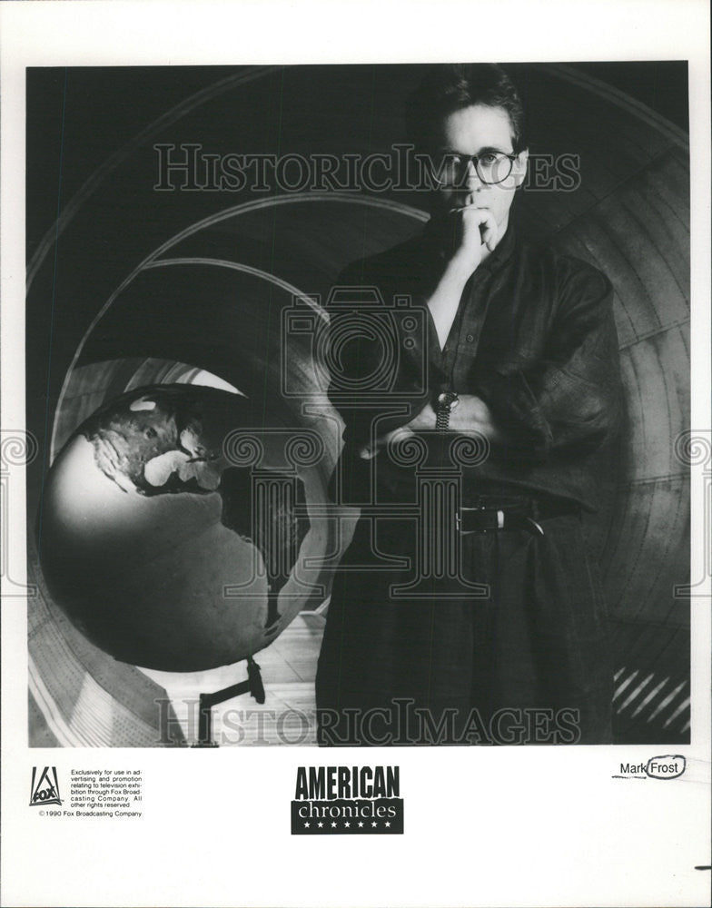 1990 Press Photo Mark Frost "American Chronicles" - Historic Images