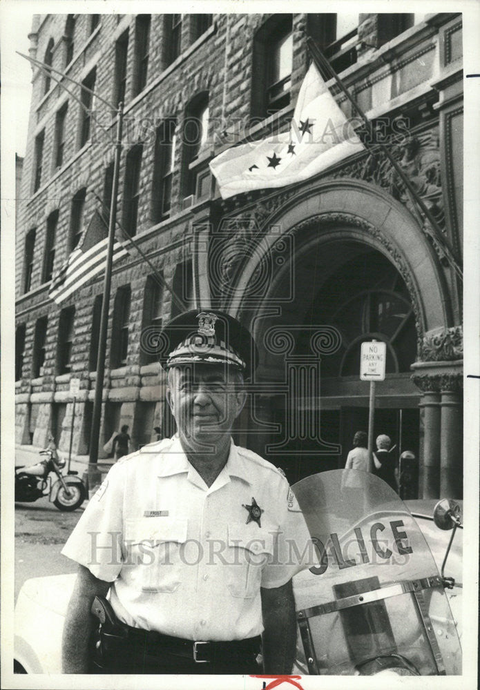 1978 Press Photo Deputy Chief Traffic Thomas Frost - Historic Images