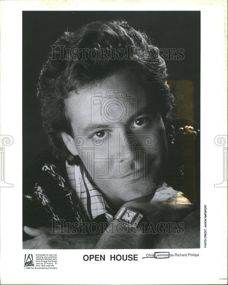 1988 Press Photo Chris Lemmon American Actor and Author - Historic Images