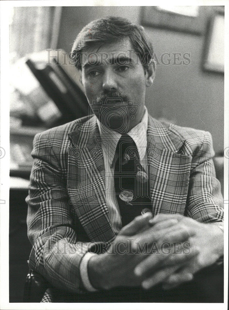 1978 Press Photo City Manager William Freuh - Historic Images