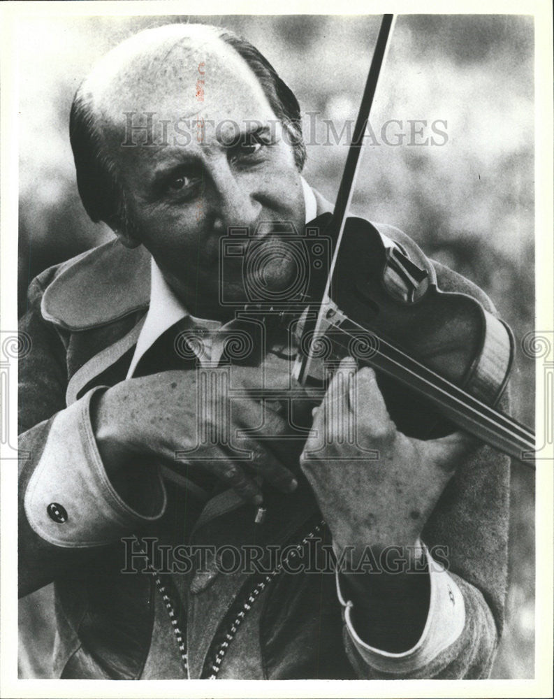 1985 Press Photo Violinist - Historic Images