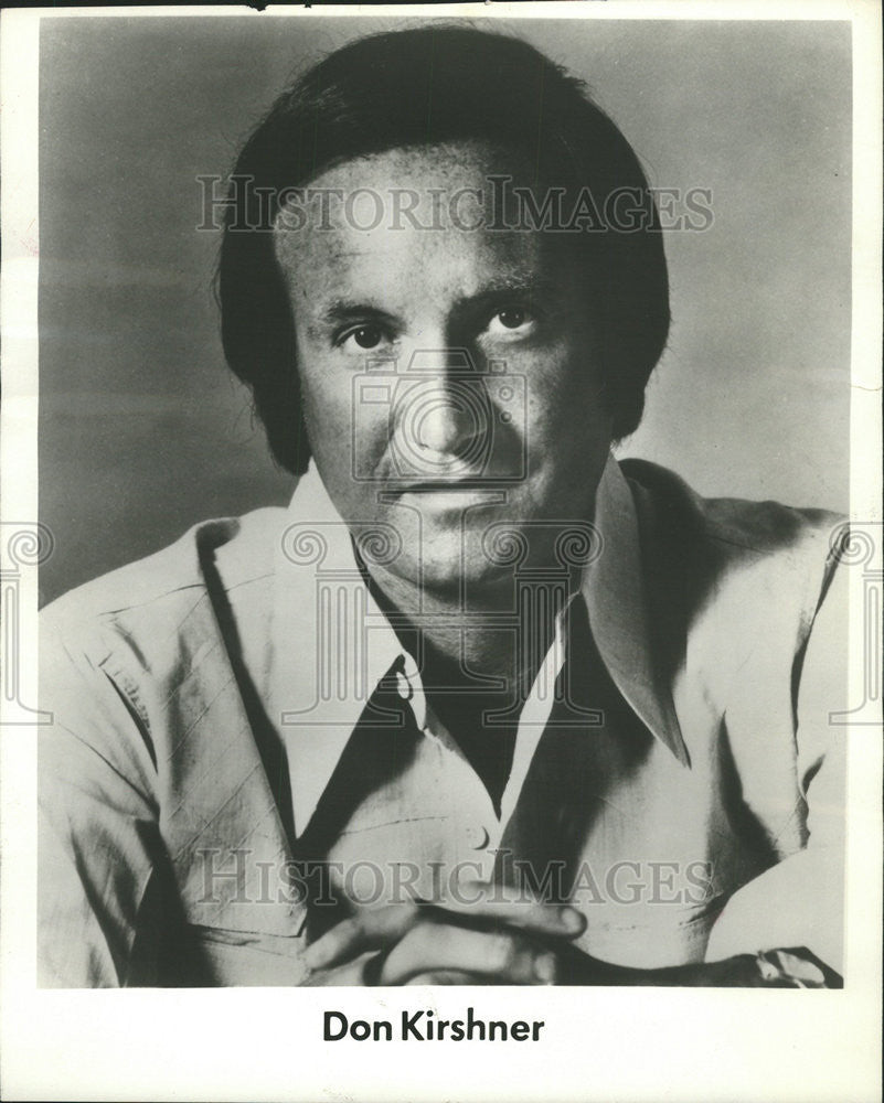 1976 Press Photo Don Kirshner American song publisher rock producer manager - Historic Images