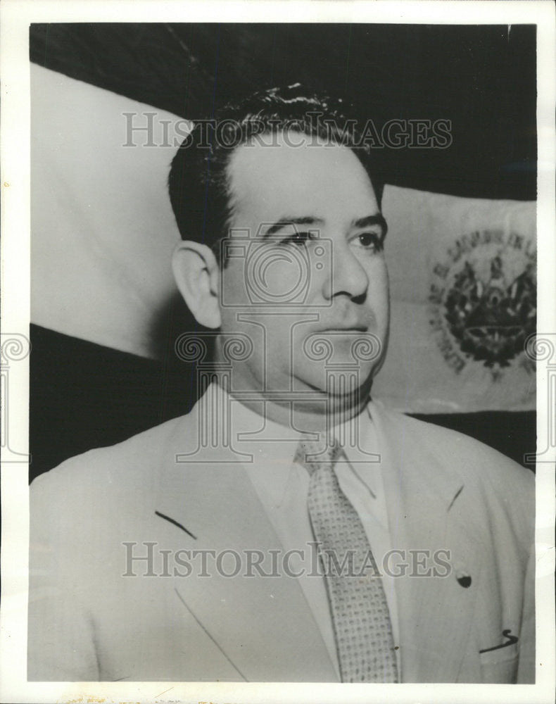 1959 Press Photo Jose Maria Lemus El Salvador&#39;s president - Historic Images