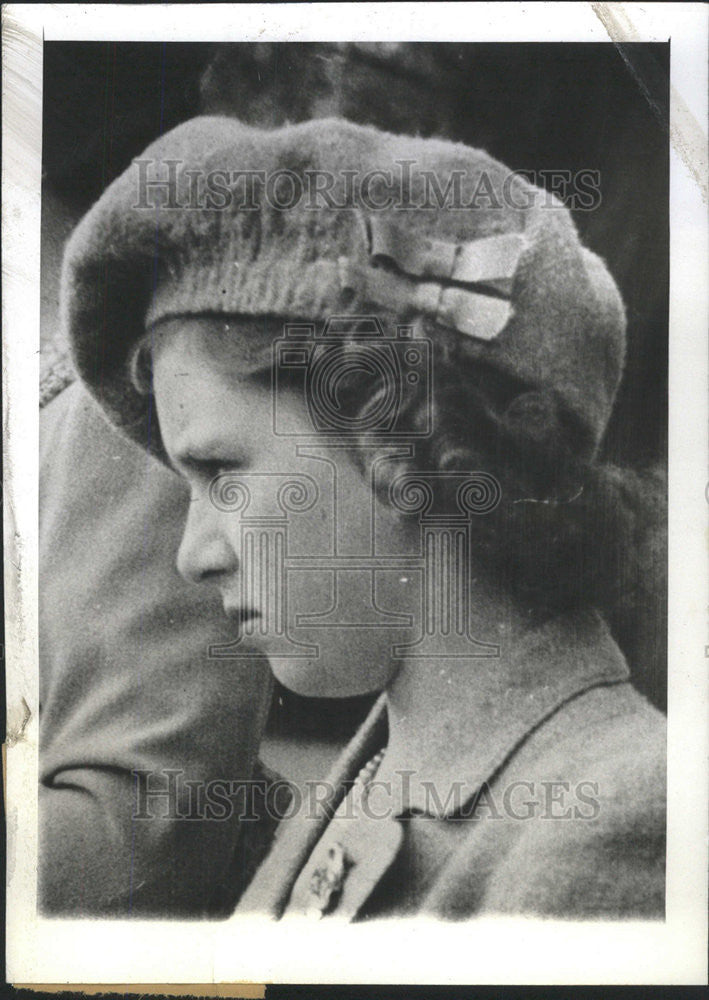 1942 Press Photo Princess Margaret Rose Daughter King Queen England - Historic Images