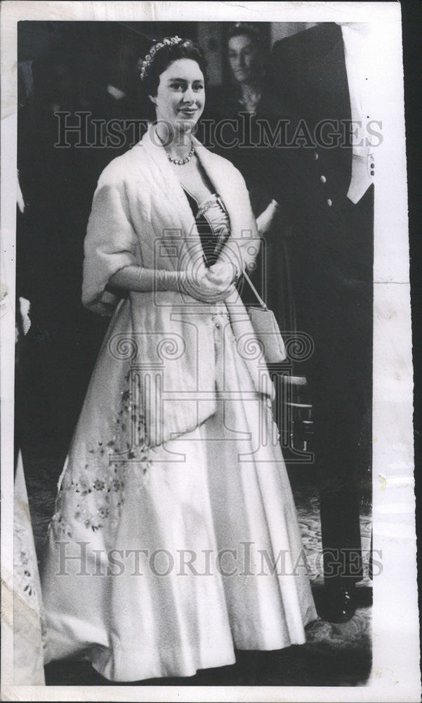 1955 Press Photo Princess Margaret Arrives At Convent Garden - Historic Images