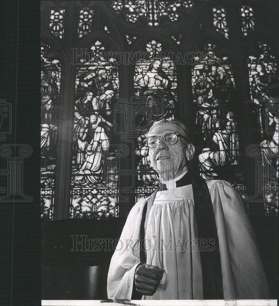 1967 Press Photo Dr George P Lottich Pastor Christ Lutheran Church - Historic Images