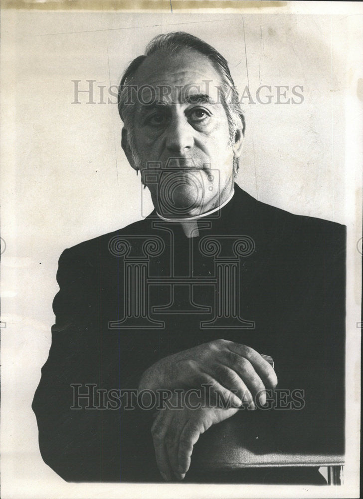 1972 Press Photo Rev. Sevenr Lopez pastor Our Lady of Guadalupe Church - Historic Images