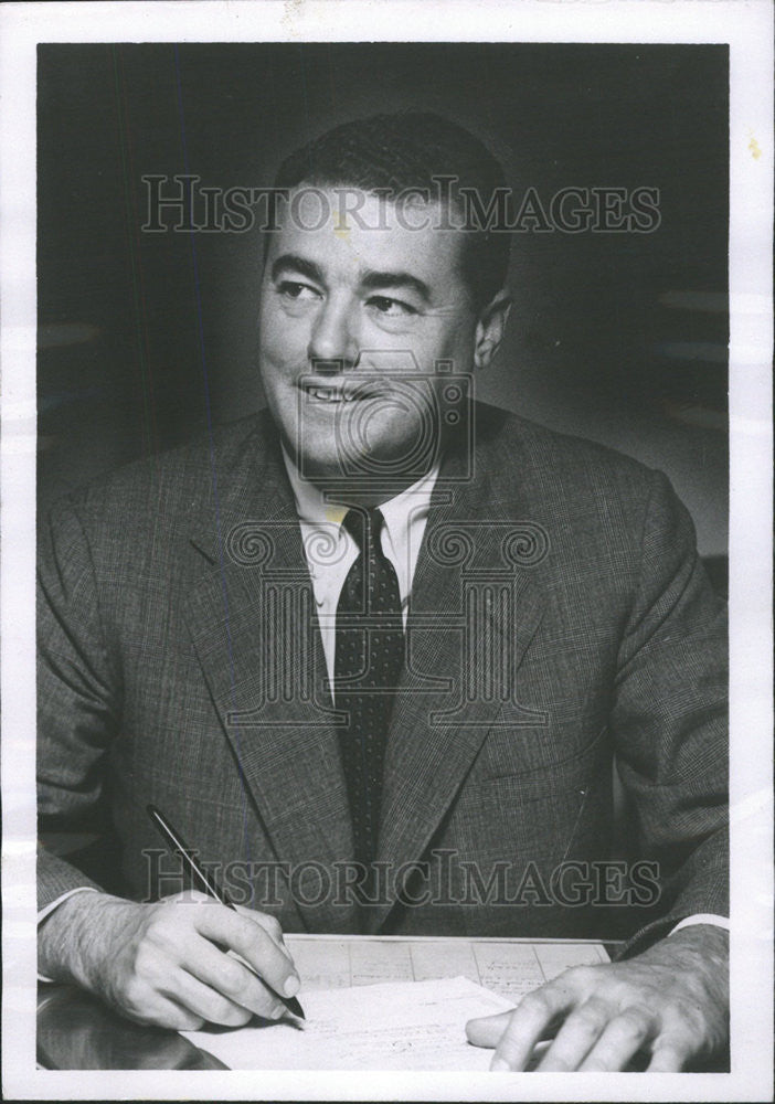 1958 Press Photo Business Executive John Norton Lord - Historic Images