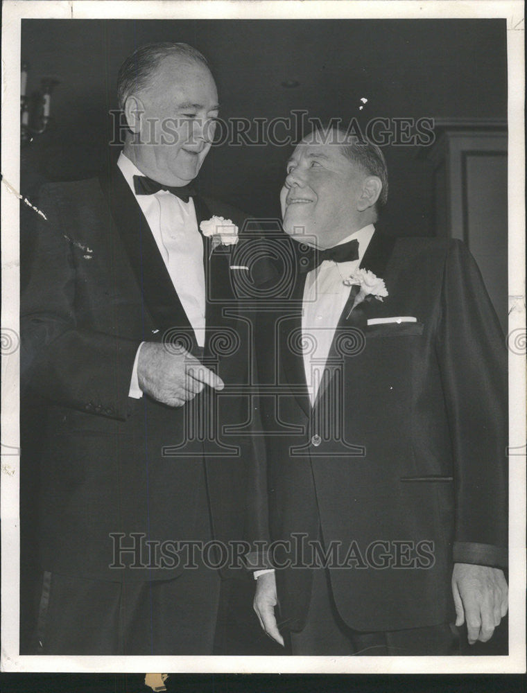 1961 Press Photo Chicago Federation Of Labor President William Lee - Historic Images