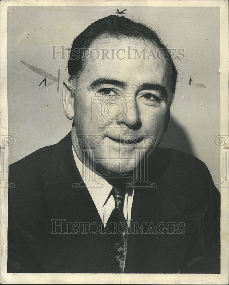 1946 Press Photo Bill Lee, President of Chicago Association For Labor - Historic Images