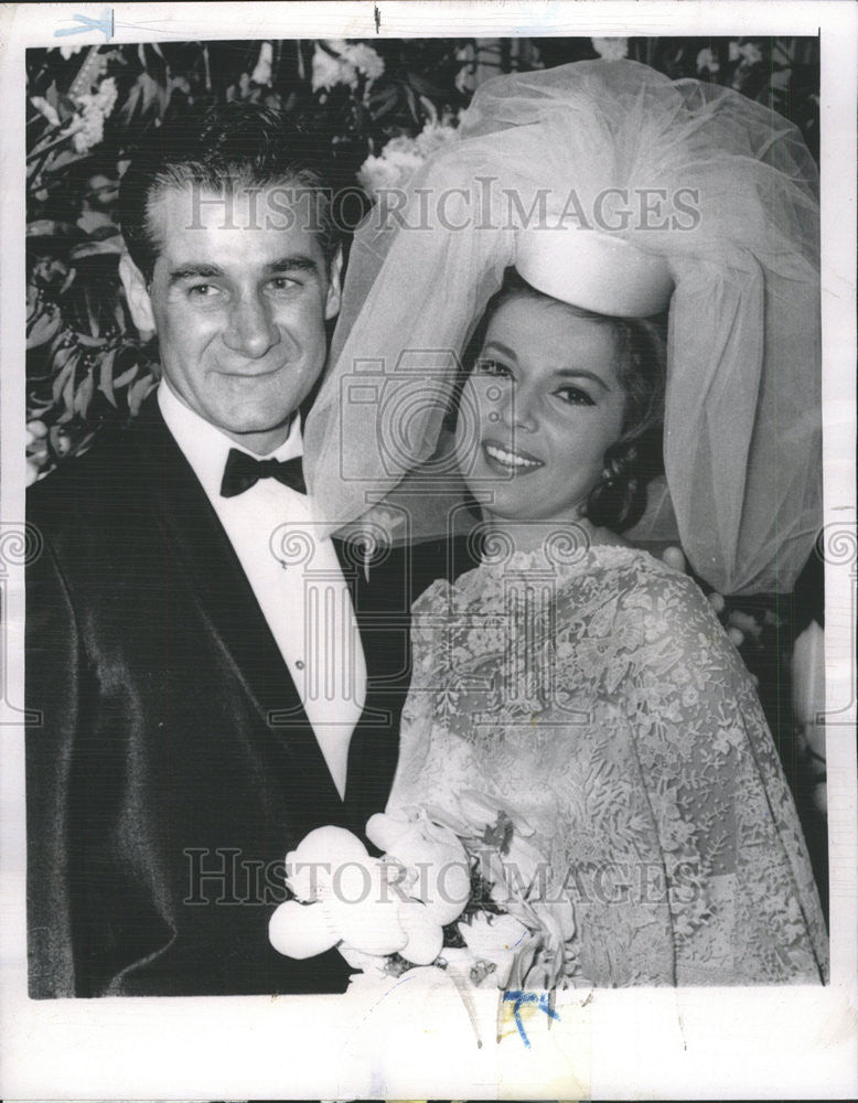 1964 Press Photo Singers Abbe Lane Perry Leff Los Angles - Historic Images