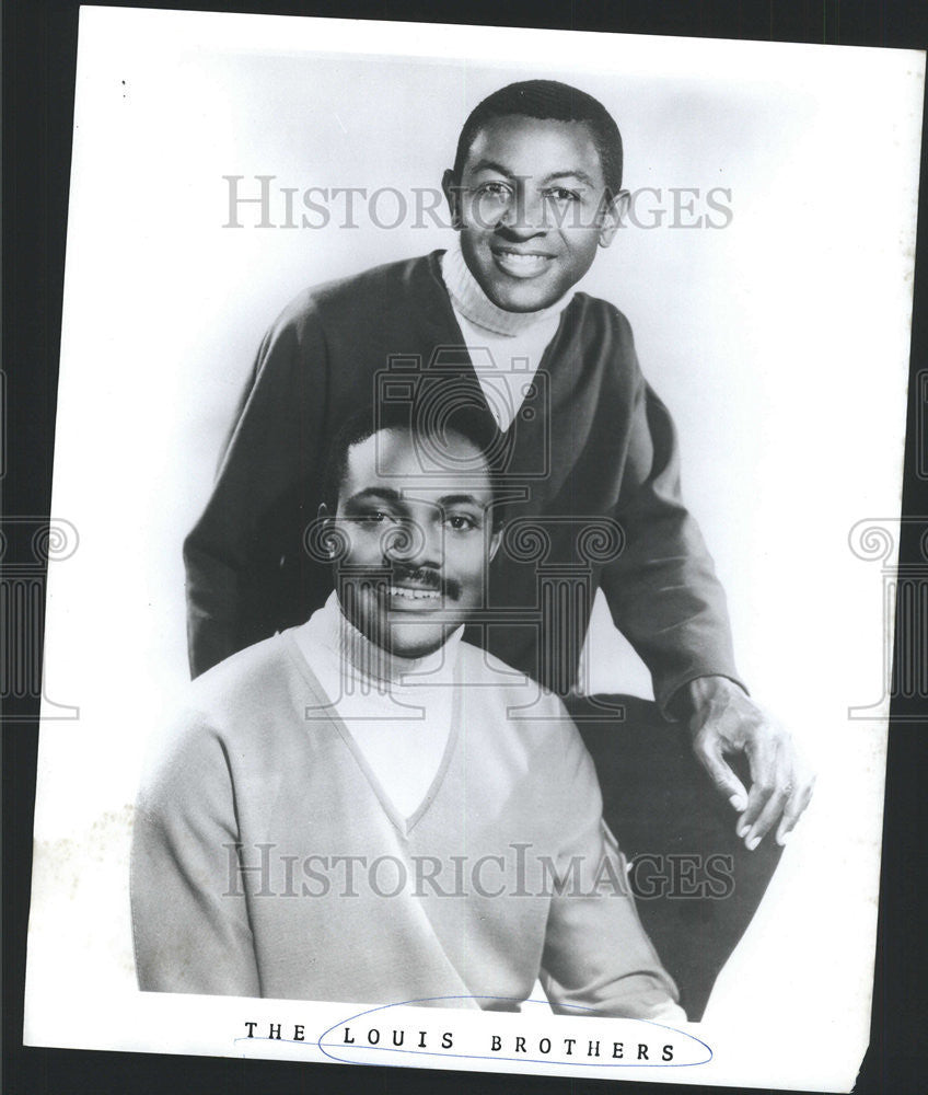 1970 Press Photo Louis Brothers - Historic Images