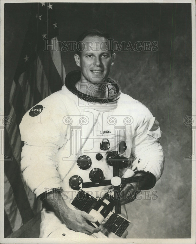 1971 Press Photo Jack Robert Lousma NASA  Astronaut Politician Skylab Space - Historic Images