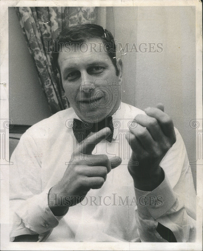 1971 Press Photo Donald Louria New Jersey New York Chicago Public Health - Historic Images