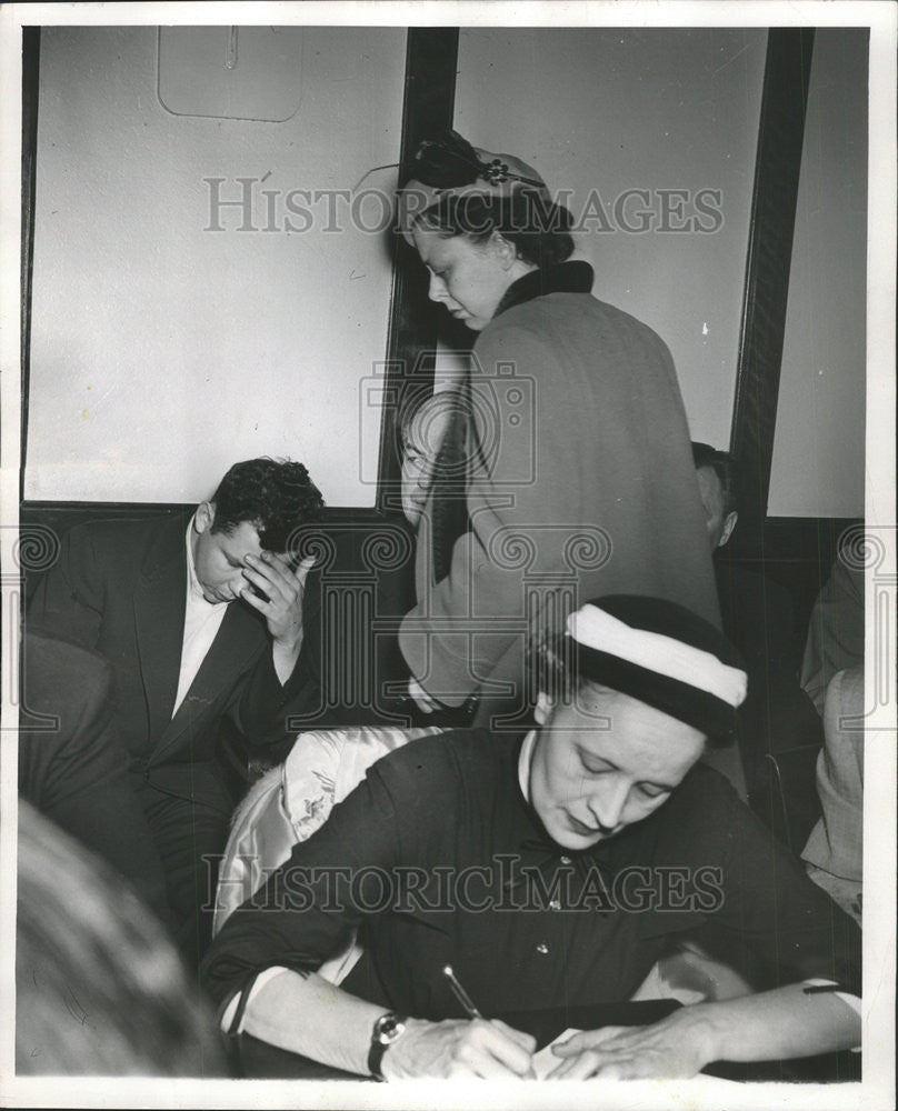 1954 Press Photo Lee Parker, Mrs. Julie Wawrzyniak Murder Crime - Historic Images