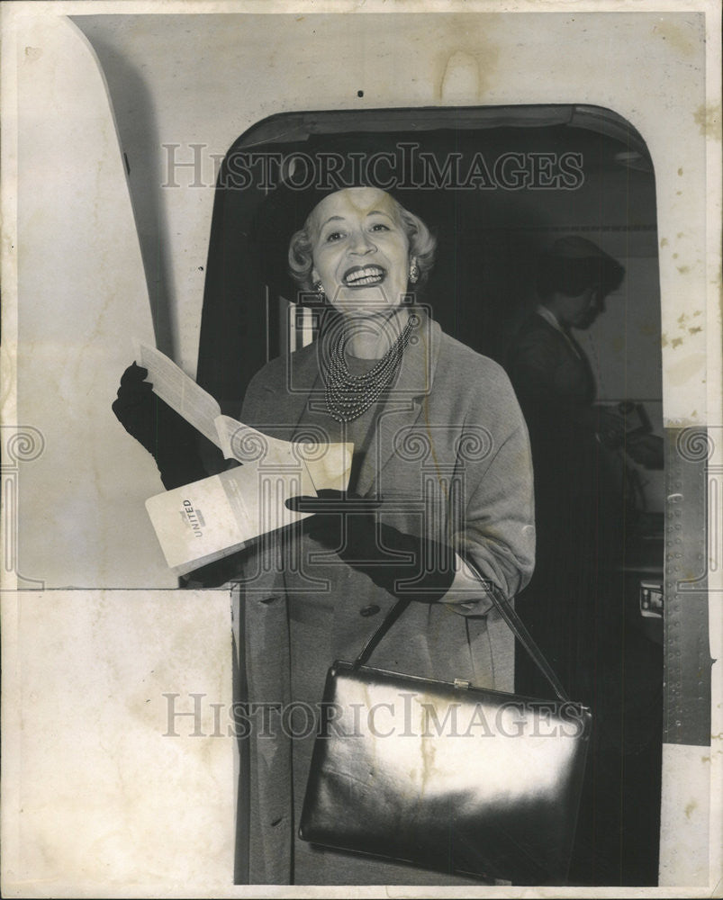 1964 Press Photo Virginia Marmaduke Illinois representative on the Defense Advis - Historic Images