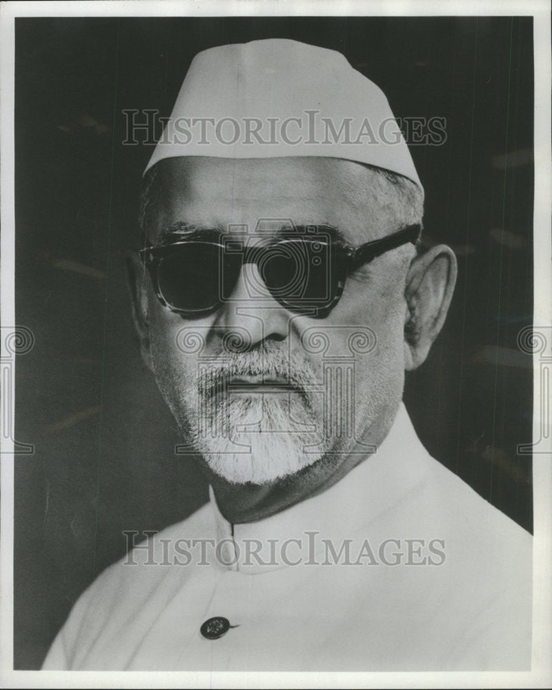 1968 Press Photo President Dr Zakir Hussein  Republic Day Convey - Historic Images