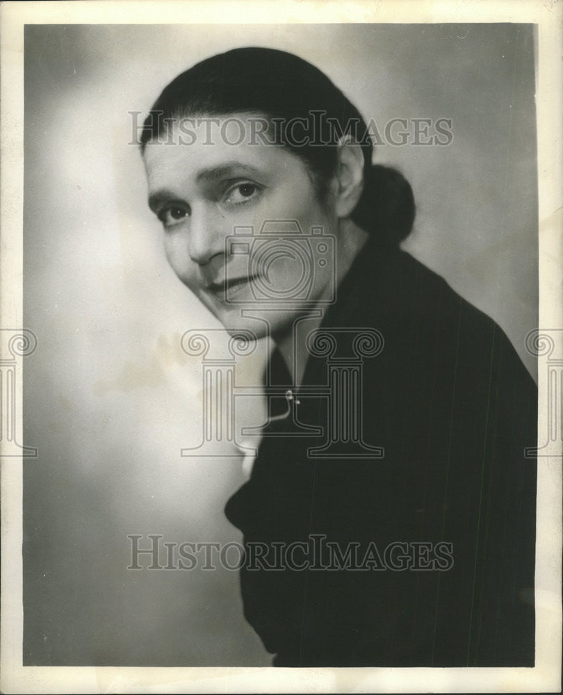 1944 Press Photo Portrait Fannie Hurst Writer/Radio Star - Historic Images