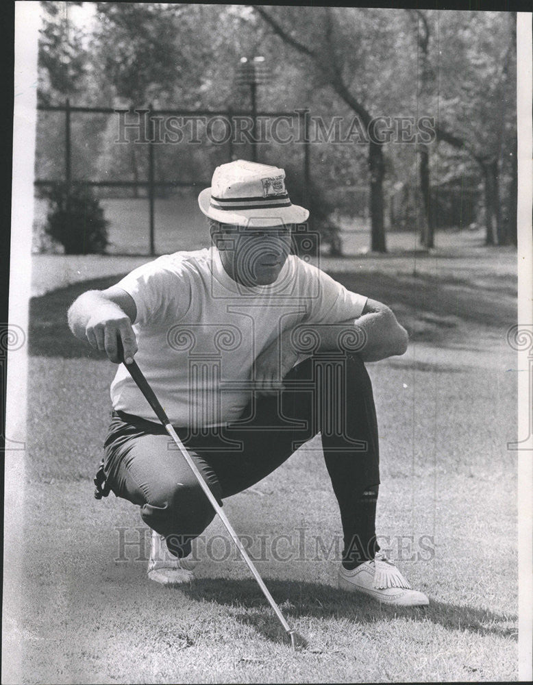 1968 Press Photo Golfer Bill Giese - Historic Images