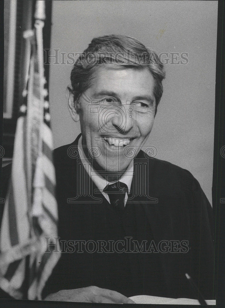 1973 Press Photo US District Judge Edward Gignoux - Historic Images