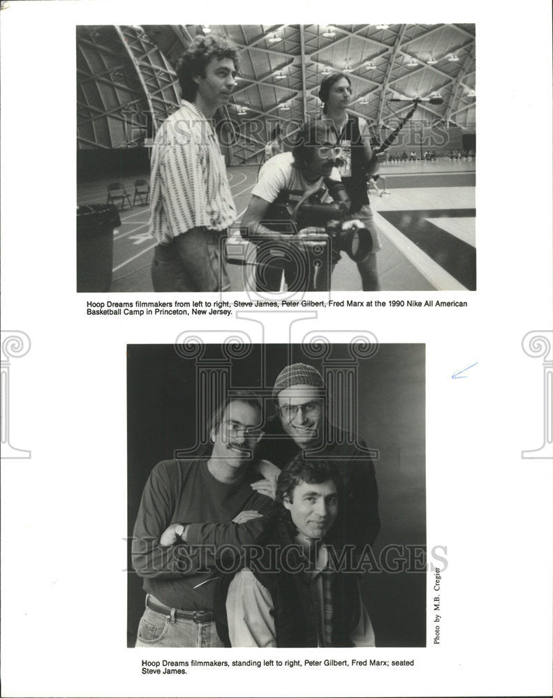 1994 Press Photo Peter Gilbert, Frederick Marx and Steve James Sued for Movie - Historic Images