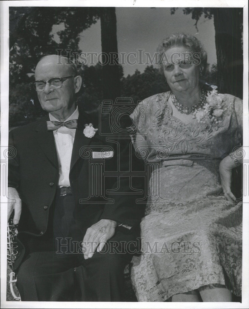 1961 Press Photo Mr. and Mrs. Jacob Lehn Chicago Socialites - Historic Images