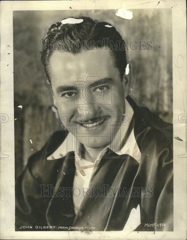 1930 Press Photo John Gilbert Stars In The Hollywood Revue - Historic Images