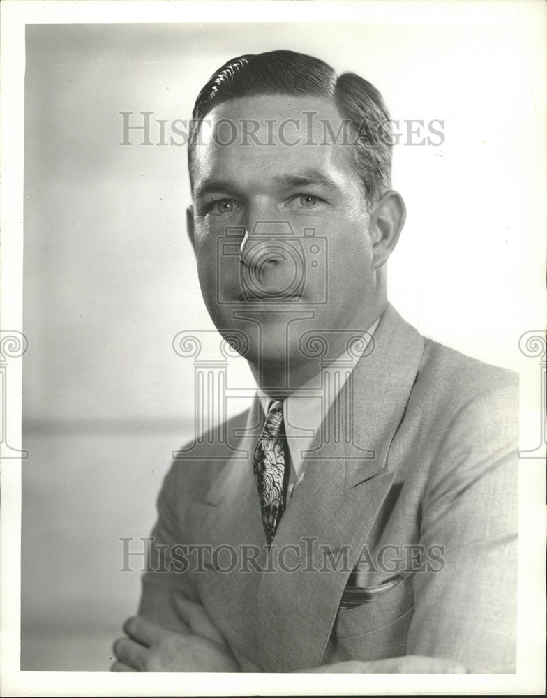 1935 Press Photo Phillips Lord American Radio Star & Movie Actor - Historic Images