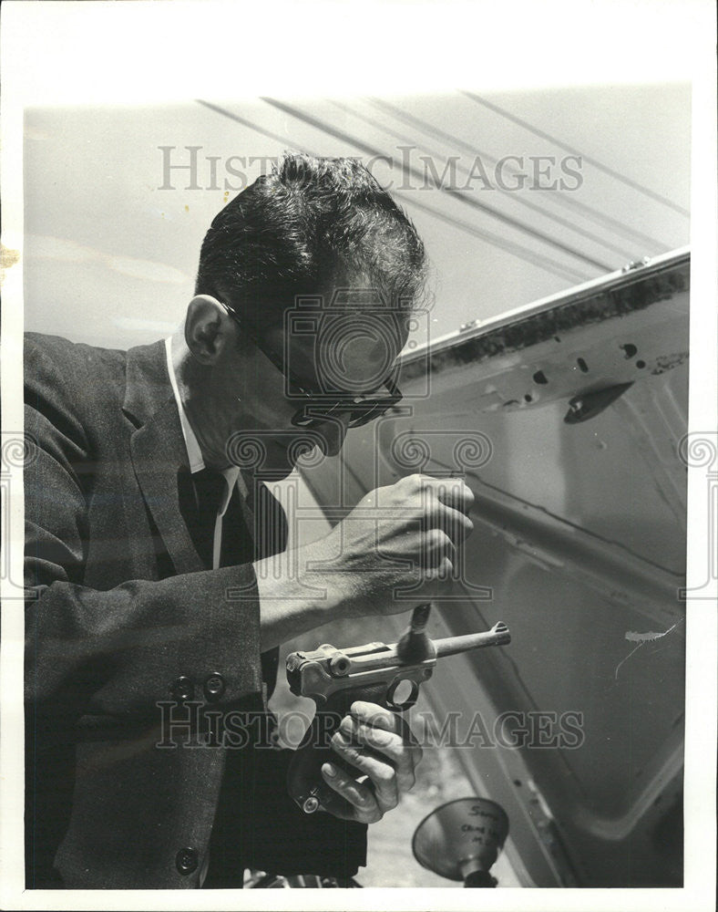 1961 Press Photo Maurice Klein Forced To Resign As Director Of National Security - Historic Images