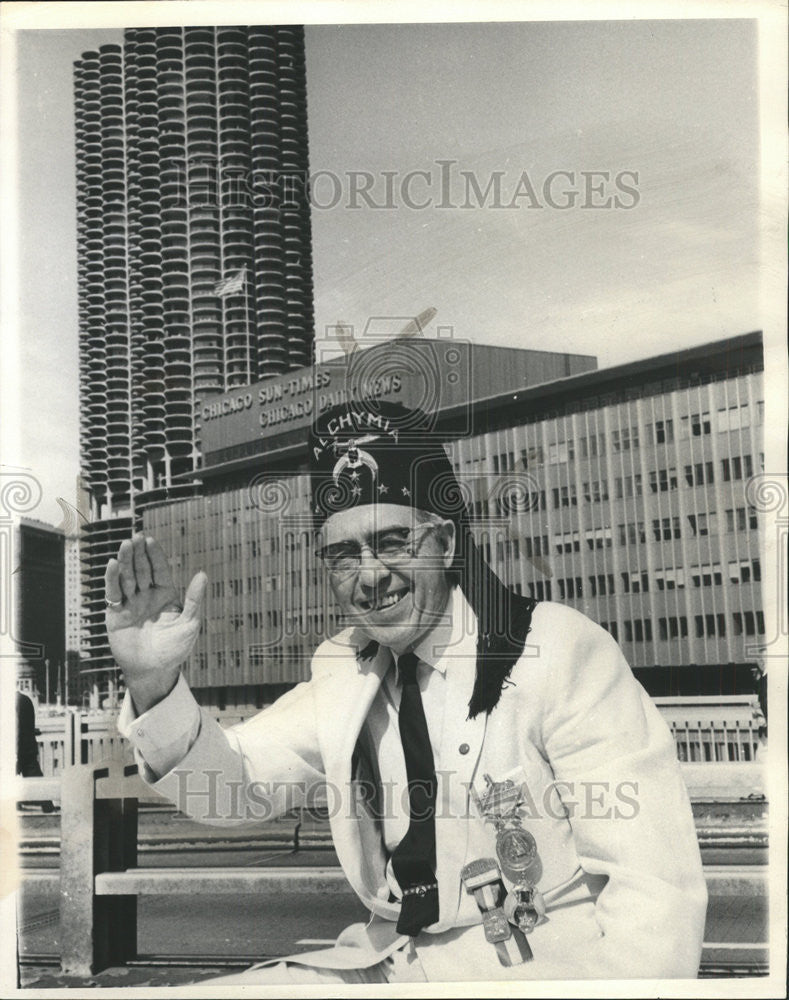 1963 Press Photo Imperial Potentate George Klepper/Al Chymia Temple - Historic Images