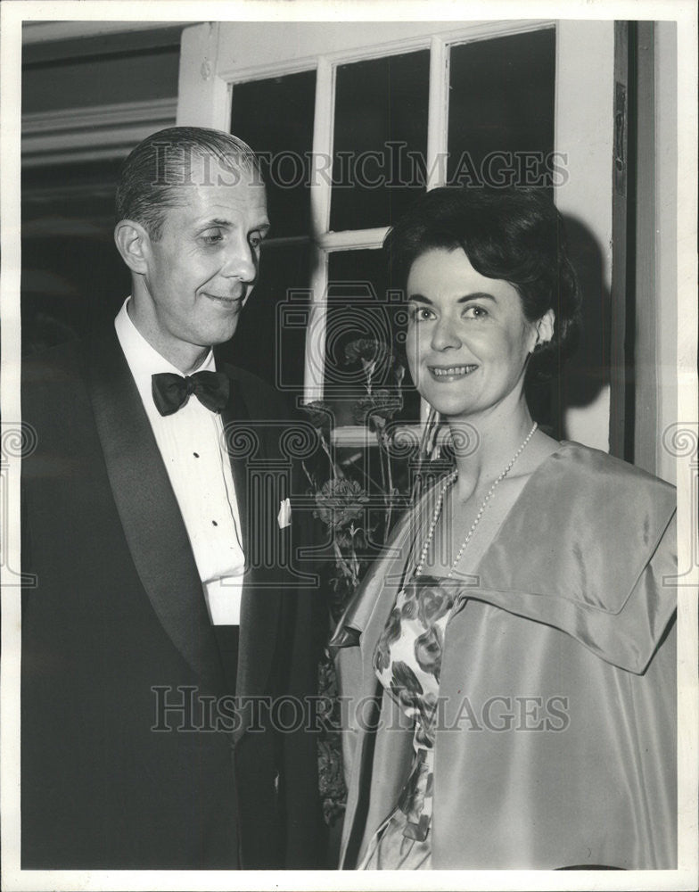 1963 Press Photo Francis Klimley  ChicagoReception After concert - Historic Images