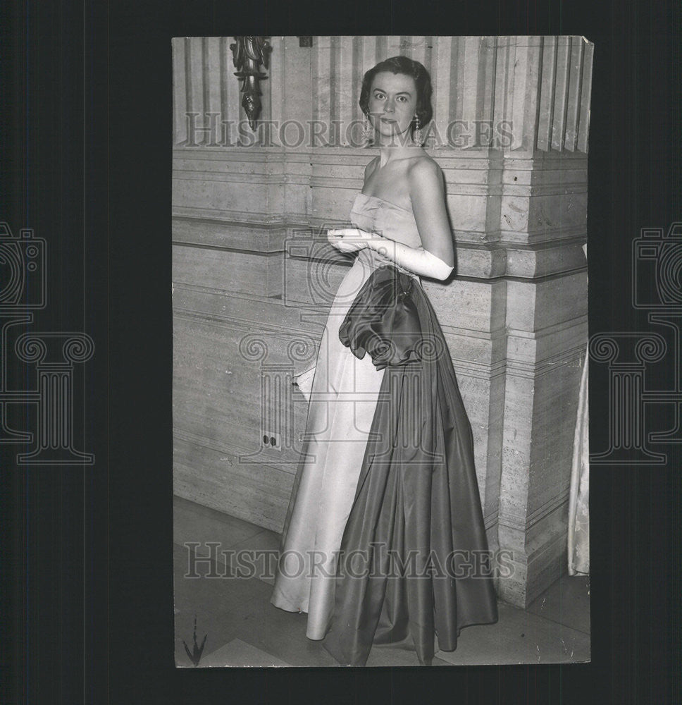 1959 Press Photo Mrs. Francis Klimley best dressed. - Historic Images