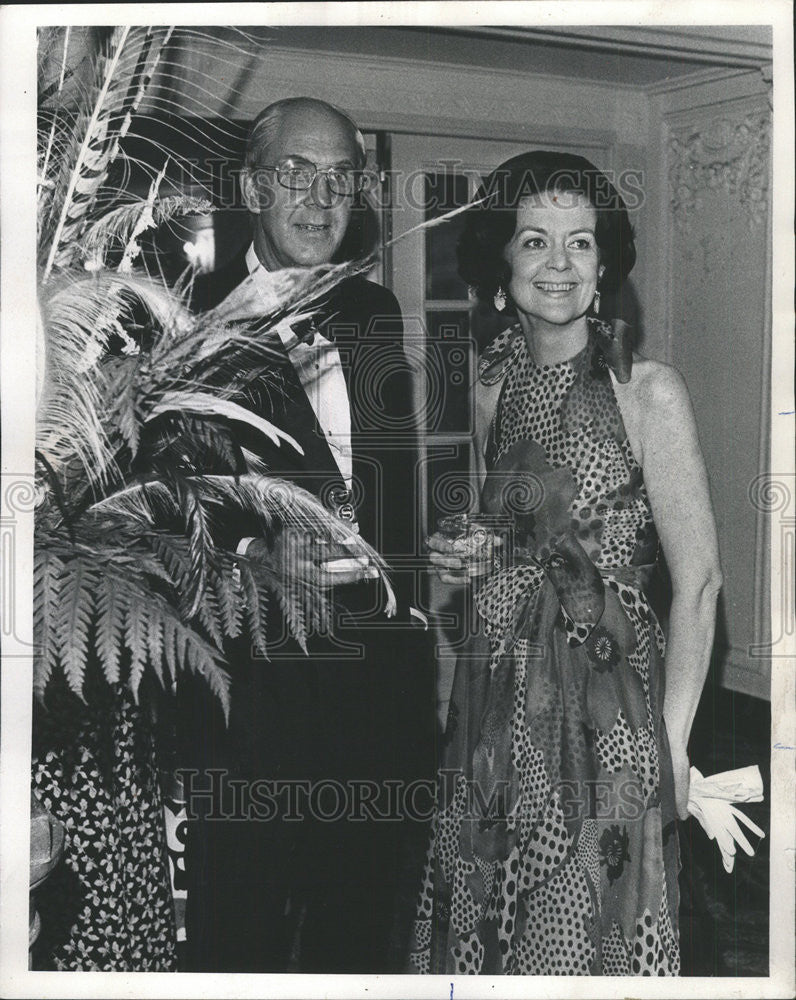 1973 Press Photo Society Member Mrs Francis Klimley - Historic Images