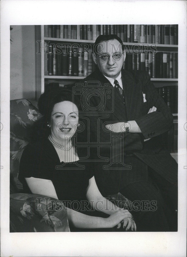 1948 Press Photo Editors Samuel And Esther Kling Of The Art Of Being Happy - Historic Images