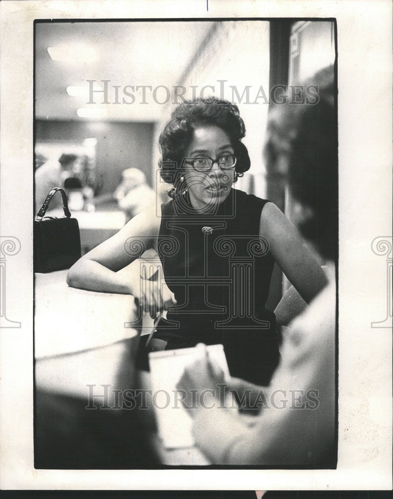 1972 Press Photo New President of the Chicago Regional PTA, Mrs. Irving King - Historic Images