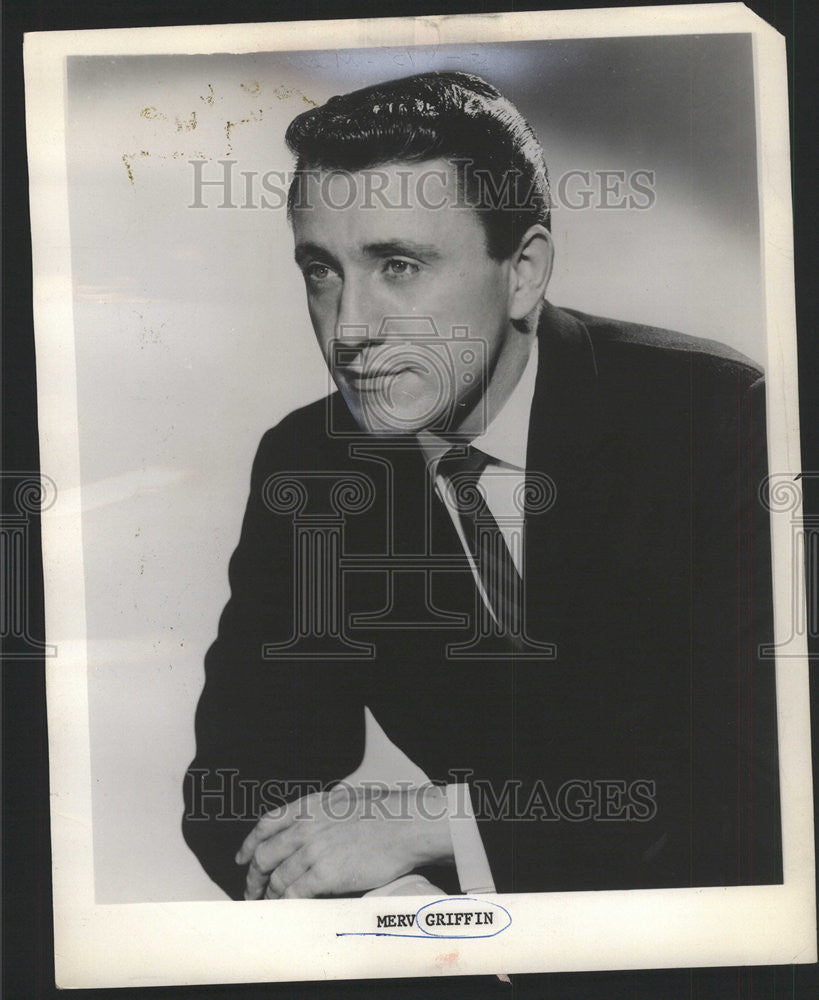 1960 Press Photo Mervyn Edward Merv Griffin - Historic Images