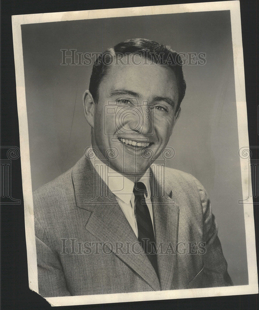 1960 Press Photo Merv Griffin Emcees &quot;Play Your Hunch&quot; on the ABC-TV Network - Historic Images