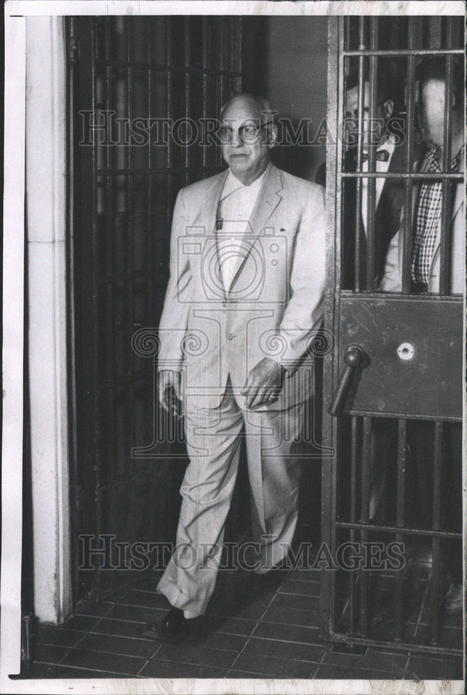 1958 Press Photo Herman Kierdorf, 68, former Teamster business agent - Historic Images