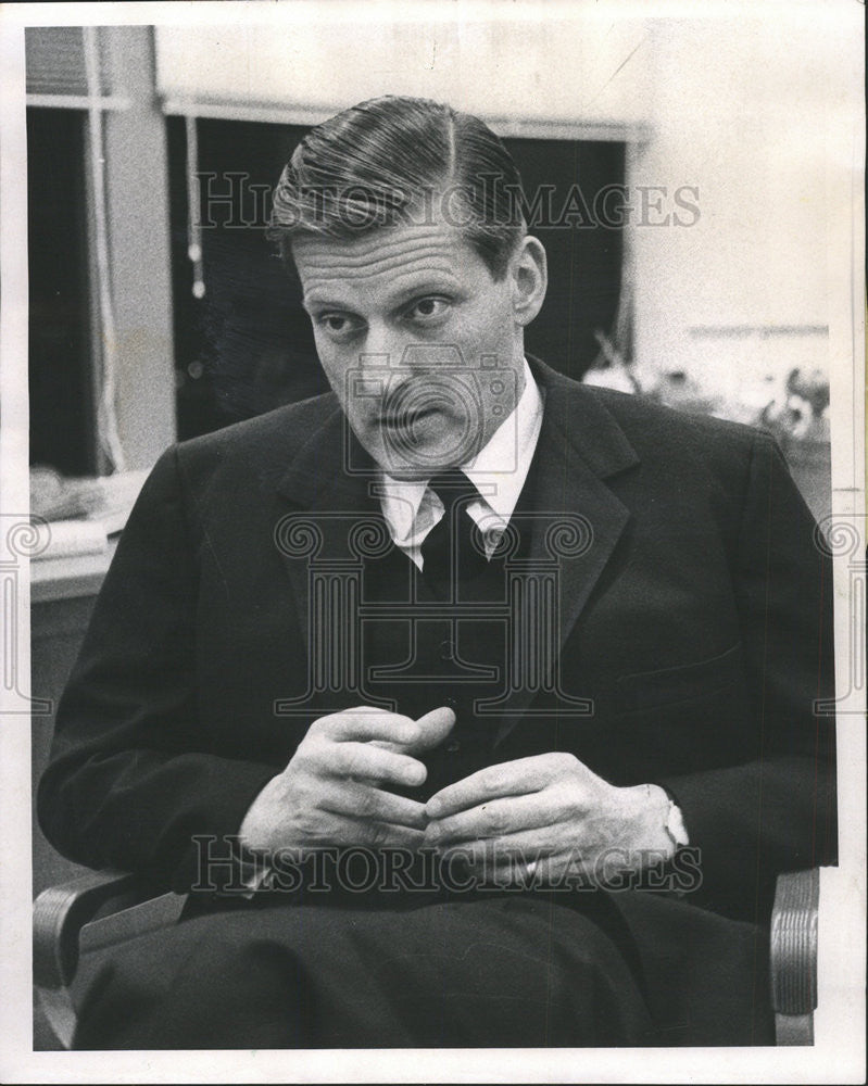 1968 Press Photo West German legislator Walther L. Kiep - Historic Images