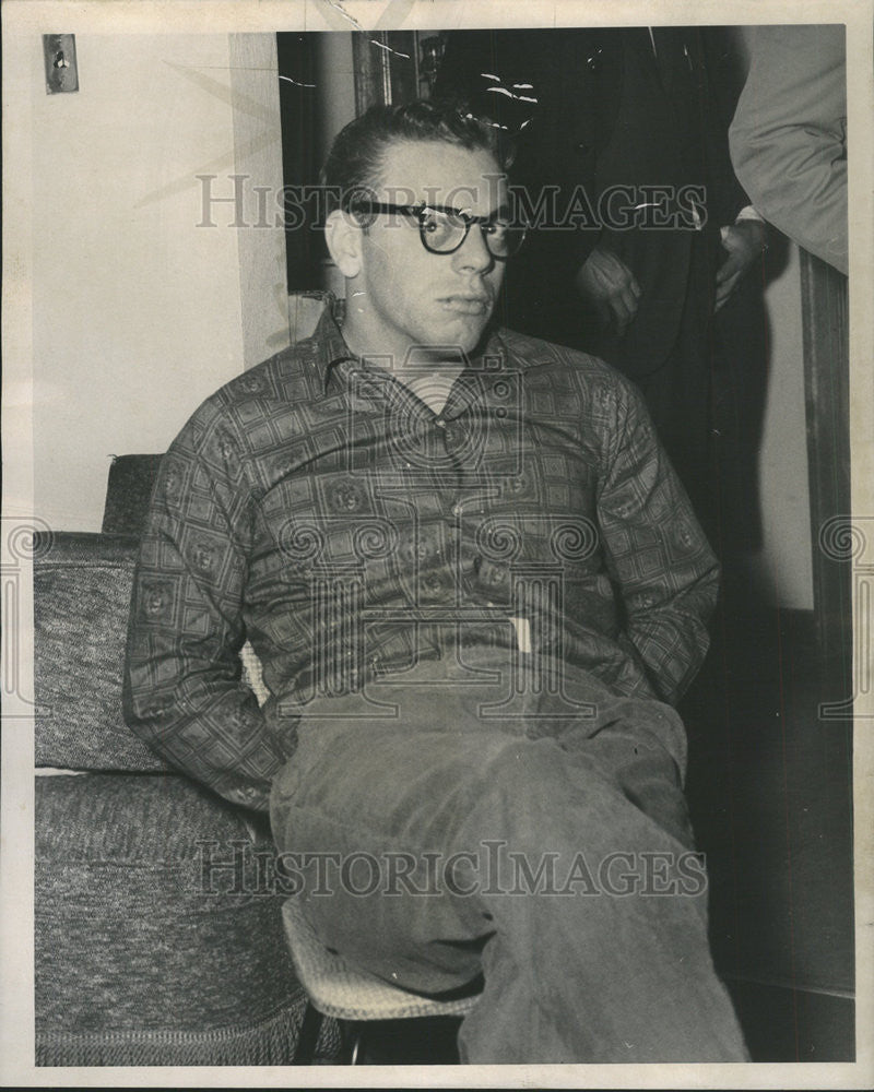 1962 Press Photo Ex Convict William Jansen Seized - Historic Images