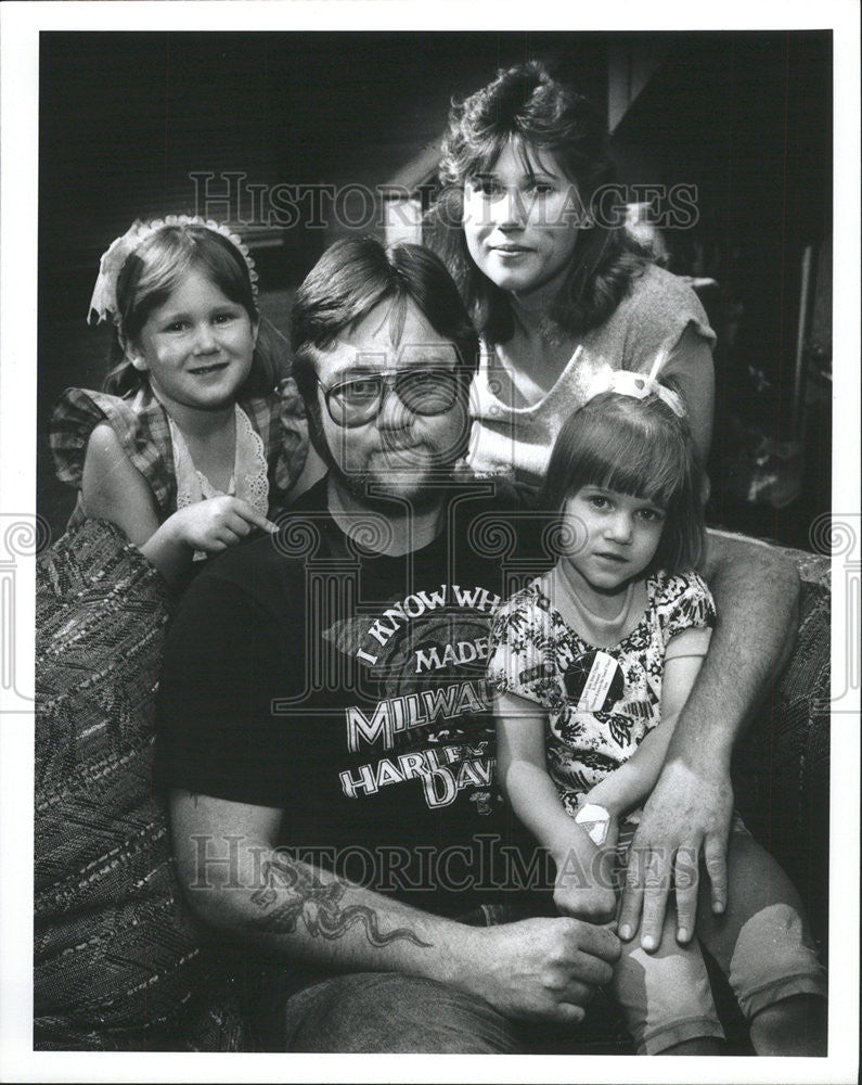 1990 Press Photo David Jay Kidney Pancreas Transplant Operation Brenda Wife - Historic Images